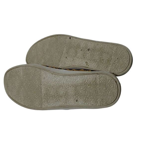 1994 Brand Brown Leopard Print Slip-On Sneakers Loafer Women Size 6 Casual Shoes - Picture 6 of 6